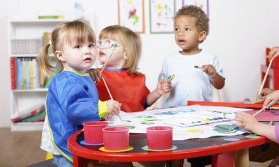 Young children in a nurse 016 Children in a nursery